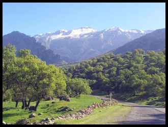 The Zagros Mountains in Iran: This is where the first wine was made. Read more on our website www.persianwine.com
